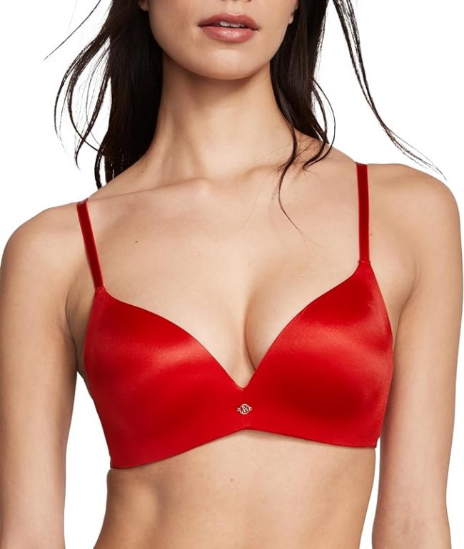 Victoria's Secret So Obsessed Wireless Push Up Bra Very Sexy Bras for Women Red Color Bras
